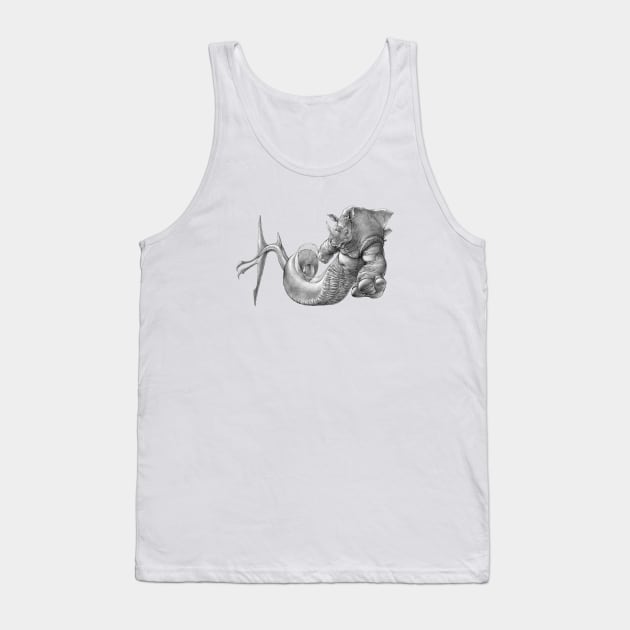 The Rhinoceros Eel Shark Tank Top by gregorytitus